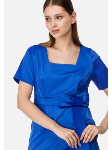 Große Größen HELMIDGE Cocktailkleid Midikleid In Blau Günstig Kaufen – Bild 2