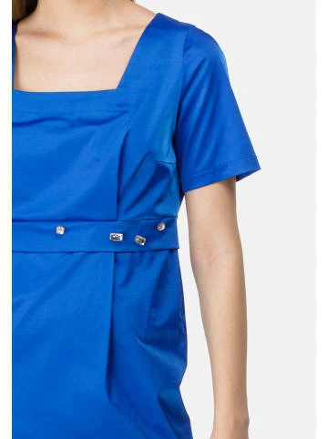 Große Größen HELMIDGE Cocktailkleid Midikleid In Blau Günstig Kaufen – Bild 4
