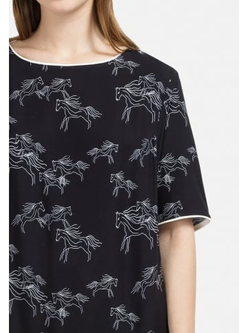 Große Größen HELMIDGE Druckkleid Dress In Schwarz Günstig Kaufen – Bild 2