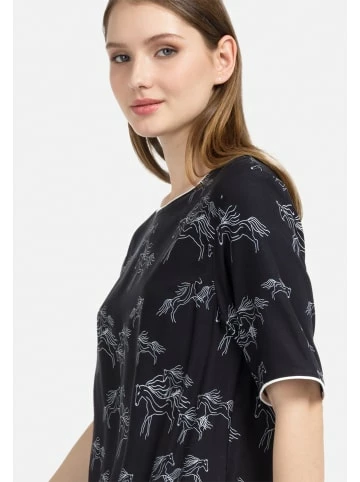 Große Größen HELMIDGE Druckkleid Dress In Schwarz Günstig Kaufen – Bild 3