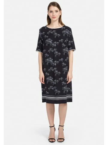 Große Größen HELMIDGE Druckkleid Dress In Schwarz Günstig Kaufen