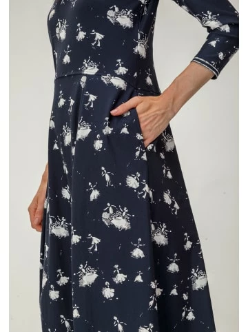 Große Größen HELMIDGE Druckkleid Druckkleid In Blau Günstig Kaufen – Bild 4