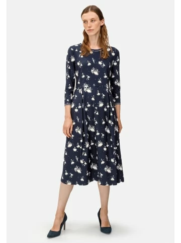 Große Größen HELMIDGE Druckkleid Druckkleid In Blau Günstig Kaufen