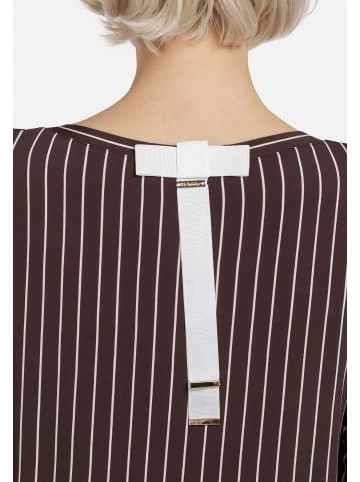 Große Größen HELMIDGE Druckkleid In Gestreiftem Dessin In Braun Günstig Kaufen – Bild 5