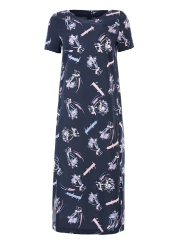 Große Größen HELMIDGE Druckkleid In Maxi-Länge In Blau Günstig Kaufen – Bild 6