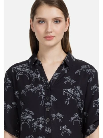 Große Größen HELMIDGE Druckkleid Maxikleid In Schwarz Günstig Kaufen – Bild 2