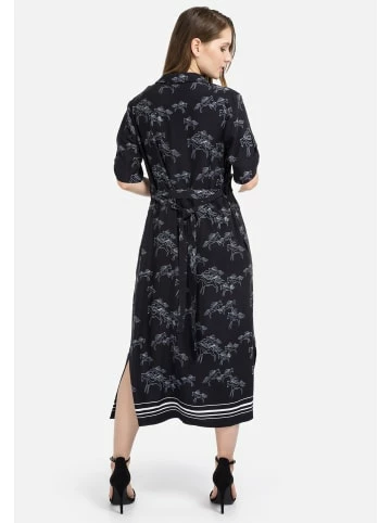 Große Größen HELMIDGE Druckkleid Maxikleid In Schwarz Günstig Kaufen – Bild 5