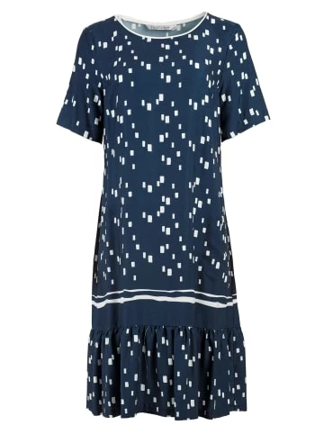 Große Größen HELMIDGE Druckkleid Midikleid In Blau Günstig Kaufen – Bild 6