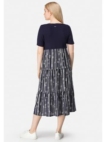 Große Größen HELMIDGE Druckkleid Midikleid In Blau Günstig Kaufen – Bild 5