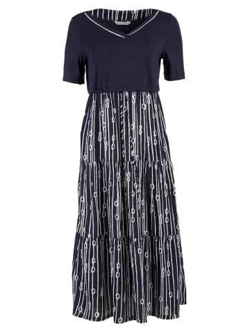 Große Größen HELMIDGE Druckkleid Midikleid In Blau Günstig Kaufen – Bild 6