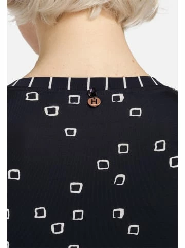 Große Größen HELMIDGE Druckkleid Midikleid In Dunkel Blau Günstig Kaufen – Bild 3