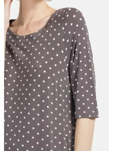 Große Größen HELMIDGE Druckkleid Midikleid In Khaki Günstig Kaufen – Bild 3