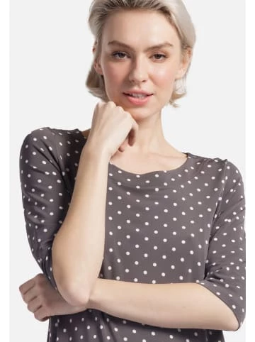 Große Größen HELMIDGE Druckkleid Midikleid In Khaki Günstig Kaufen – Bild 4