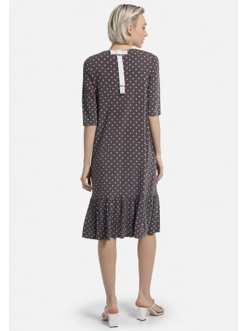 Große Größen HELMIDGE Druckkleid Midikleid In Khaki Günstig Kaufen – Bild 5