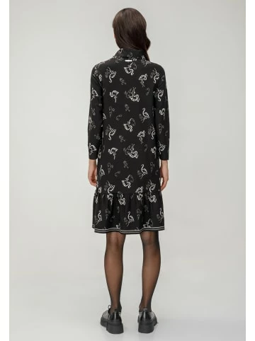 Große Größen HELMIDGE Druckkleid Midikleid In Schwarz Günstig Kaufen – Bild 2