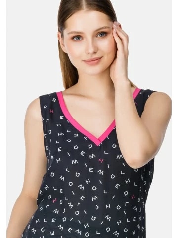 Große Größen HELMIDGE Druckkleid Mit Aufregendem Print In Blau Günstig Kaufen – Bild 3