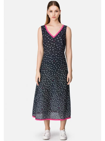 Große Größen HELMIDGE Druckkleid Mit Aufregendem Print In Blau Günstig Kaufen