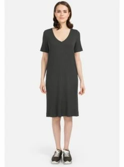 Große Größen HELMIDGE Etuikleid Midikleid In Dunkel Khaki Günstig Kaufen