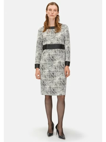 Große Größen HELMIDGE Etuikleid Midikleid In Milchig Schwarz Günstig Kaufen