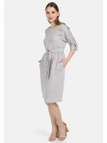 Große Größen HELMIDGE Etuikleid Mit Gürtel In Grau Günstig Kaufen – Bild 2