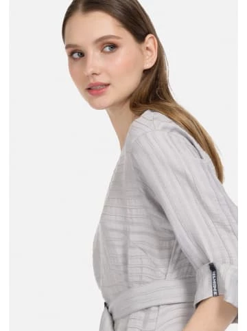 Große Größen HELMIDGE Etuikleid Mit Gürtel In Grau Günstig Kaufen – Bild 3