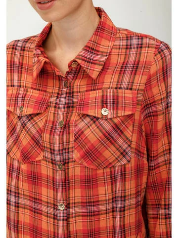 Große Größen HELMIDGE Hemdbluse Hemdbluse In Rot Günstig Kaufen – Bild 3