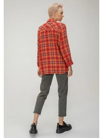 Große Größen HELMIDGE Hemdbluse Hemdbluse In Rot Günstig Kaufen – Bild 4