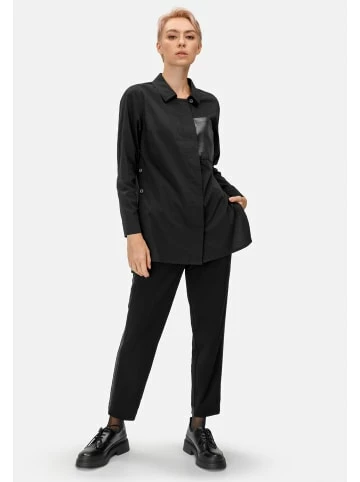 Große Größen HELMIDGE Hemdbluse Hemdbluse In Schwarz Günstig Kaufen