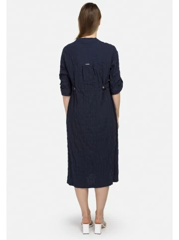 Große Größen HELMIDGE Hemdblusenkleid Midikleid In Dunkel Blau Günstig Kaufen – Bild 5
