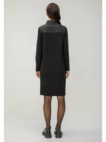 Große Größen HELMIDGE Hemdblusenkleid Midikleid In Schwarz Günstig Kaufen – Bild 2