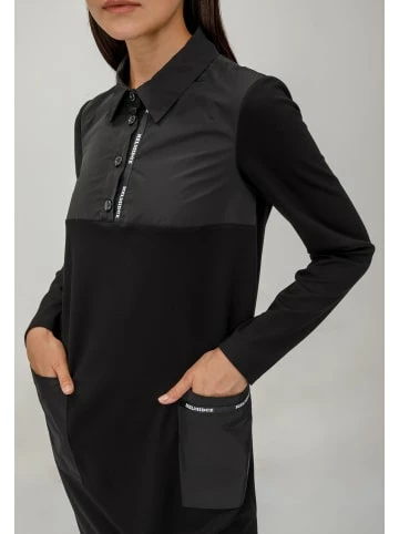 Große Größen HELMIDGE Hemdblusenkleid Midikleid In Schwarz Günstig Kaufen – Bild 4