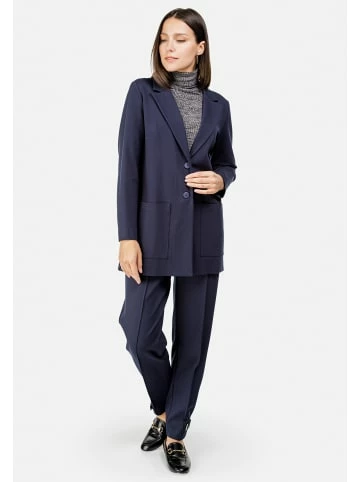 Große Größen HELMIDGE Jackenblazer Jacket In Dunkel Blau Günstig Kaufen – Bild 4