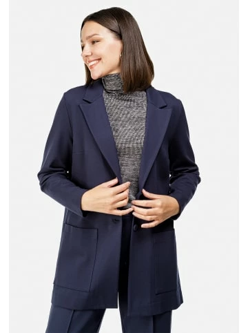 Große Größen HELMIDGE Jackenblazer Jacket In Dunkel Blau Günstig Kaufen