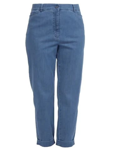 Große Größen HELMIDGE Jeans 7/8 Jeans In Blau Günstig Kaufen – Bild 5