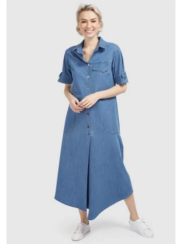 Große Größen HELMIDGE Jeanskleid Dress In Blau Günstig Kaufen – Bild 3
