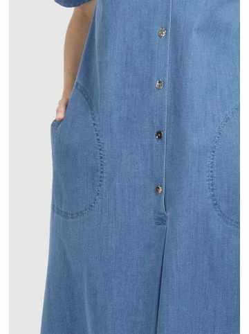 Große Größen HELMIDGE Jeanskleid Dress In Blau Günstig Kaufen – Bild 4
