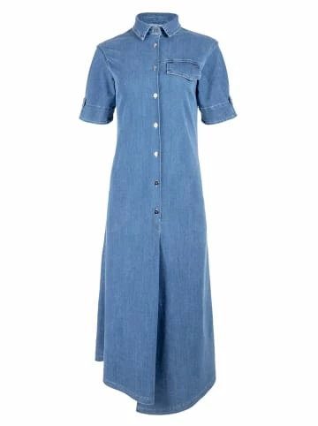 Große Größen HELMIDGE Jeanskleid Dress In Blau Günstig Kaufen – Bild 8