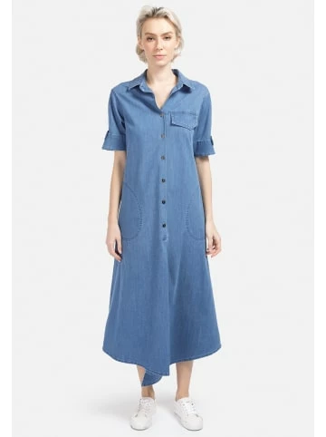 Große Größen HELMIDGE Jeanskleid Dress In Blau Günstig Kaufen