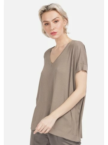 Große Größen HELMIDGE Kurzarmbluse Bluse In Beige Günstig Kaufen