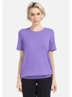 Große Größen HELMIDGE Kurzarmbluse Bluse In Helllila Günstig Kaufen