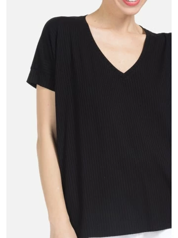 Große Größen HELMIDGE Kurzarmbluse Bluse In Schwarz Günstig Kaufen – Bild 3