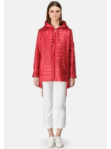 Große Größen HELMIDGE Kurzjacke Mit Kapuze In Rot Günstig Kaufen