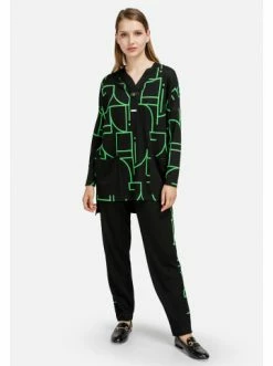 Große Größen HELMIDGE Langarmbluse Bluse In Schwarz Günstig Kaufen