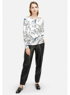 Große Größen HELMIDGE Langarmbluse Bluse In Weiss Günstig Kaufen