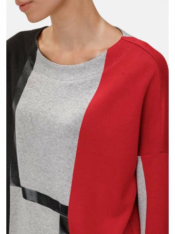 Große Größen HELMIDGE Langarmbluse Langhemdbluse In Rot Schwarz Günstig Kaufen – Bild 4