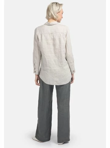 Große Größen HELMIDGE Langhemdbluse Leinen In Beige Günstig Kaufen – Bild 5