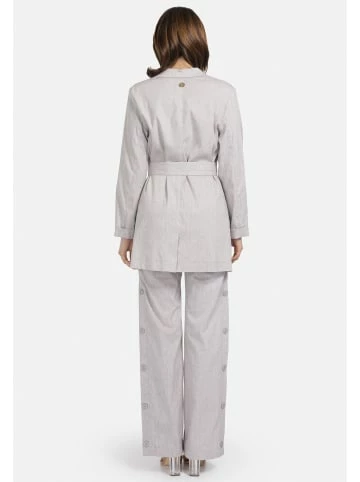 Große Größen HELMIDGE Longblazer Mit Gürtel In Beige Günstig Kaufen – Bild 6