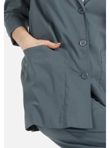 Große Größen HELMIDGE Longblazer Mit Reverskragen In Dunkel Grun Günstig Kaufen – Bild 2