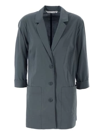 Große Größen HELMIDGE Longblazer Mit Reverskragen In Dunkel Grun Günstig Kaufen – Bild 6