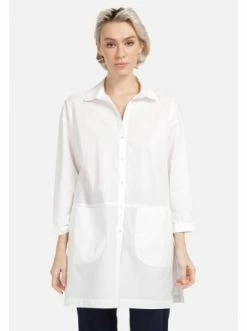 Große Größen HELMIDGE Longbluse Langbluse In Milchig Günstig Kaufen